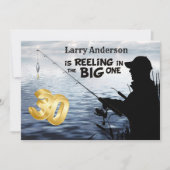 Adult Fisherman Milestone 30 Geburtstag der große Einladung (Vorderseite)