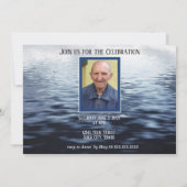 Adult Fisherman Milestone 30 Geburtstag der große Einladung (Rückseite)