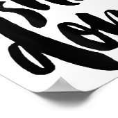 Adult Get Sht Done Motivational Quote  Poster (Ecke)