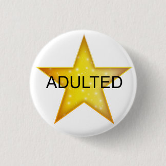 Adult God Star - Erwachsene Button