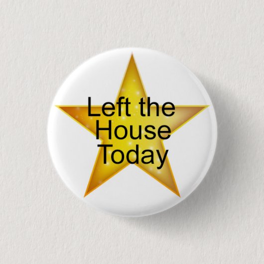 Adult Gold Star Button (Vorderseite)