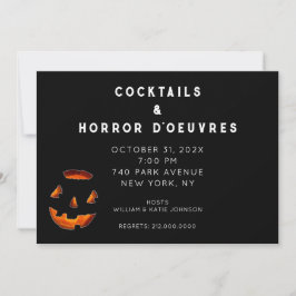 Adult Halloween Cocktail Party Einladung