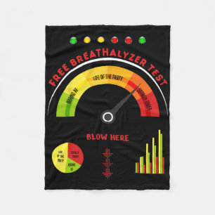 Adult Halloween Costume Breathalyzer Mens Hallowee Fleecedecke