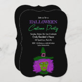 Adult Halloween Hexenthemenkostüm Party Einladung (Vorne/Hinten)