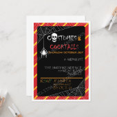 Adult Halloween Karte (Vorderseite/Rückseite Beispiel)