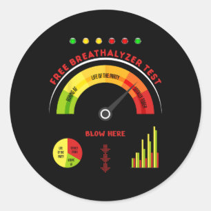 Adult Halloween Kostüm Atalyzer Herren hallowee Runder Aufkleber