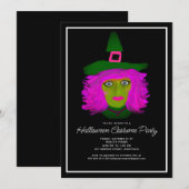 Adult Halloween Kostüm Party Hexe Einladung (Vorne/Hinten)