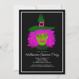 Adult Halloween Kostüm Party Hexe Einladung