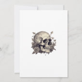 Adult Halloween Kostüm Party Skulls & Rose Einladung (Rückseite)