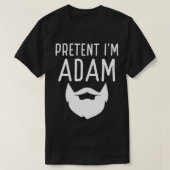 Adult Halloween Kostüme tun so, als wäre ich Adam T-Shirt (Design vorne)