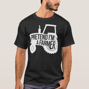 Adult Halloween Kostüme tun so, als wäre ich Bauer T-Shirt
