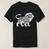 Adult Halloween Kostüme tun so, als wäre ich ein L T-Shirt (Design vorne)