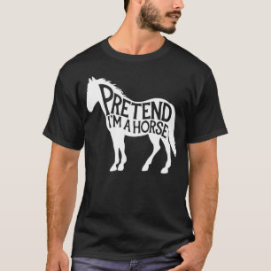 Adult Halloween Kostüme tun so, als wäre ich ein P T-Shirt