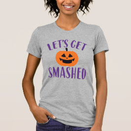 Adult Halloween | Lasst uns zusammenstoßen | Kürbi T-Shirt