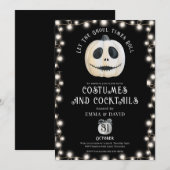 Adult Halloween-Party Gothic Pumpkin Face Einladung (Vorne/Hinten)