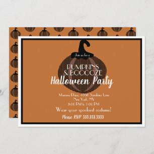 Adult Halloween Pumpkin Vintages Party Einladung