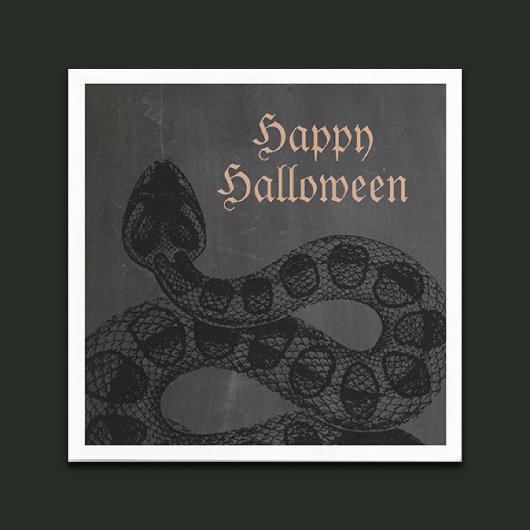 Adult Halloween Schlange Serviette
