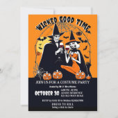 Adult Halloween schlechte Zeit Kostüm Party Einladung (Vorderseite)