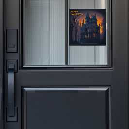 Adult Halloween Spuk Mansion Party Fensteraufkleber