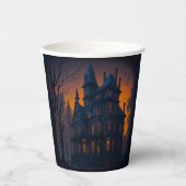 Adult Halloween Spuk Mansion Party Pappbecher (Vorderseite)
