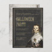 Adult Halloween Viktorianisches Gotisches Party Postkarte (Vorne/Hinten)