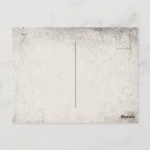 Adult Halloween Viktorianisches Gotisches Party Postkarte (Rückseite)