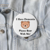 Adult "I Have Dementia" button (Beispiel)