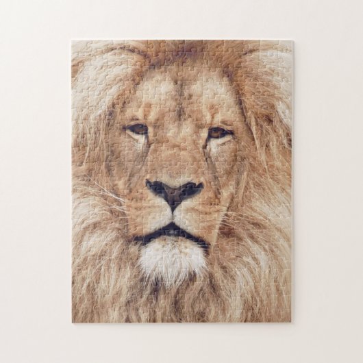 Adult Male Lion King of Africa Puzzle (Vertikal)