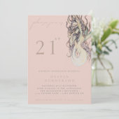 Adult Mermaid ANY Birthday Party Invitation Einladung (Stehend Vorderseite)