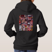 Adult Pullover Hoodie – Fragmented Pulse (Rückseite)