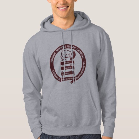 Adult RAUC hoodie - Maroon logo (Vorderseite)