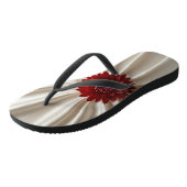 Adult-Slim-Gurte mit japanischen Farben Badesandalen (Schrägansicht)