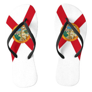 Adult Slim Rips mit Flag Florida, USA Badesandalen