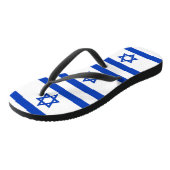 Adult Slim Rips mit Flagge Israels Badesandalen (Schrägansicht)