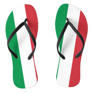 Adult Slim Rips mit Flagge Italiens Badesandalen