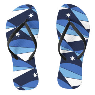 Adult Slim Rips mit Flagge von Columbia, SC Badesandalen