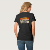 Adult Supervision Women's Shirt (Rückseite Vollansicht)