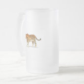 Adult Tiger Mattglas Bierglas (Vorderseite Links)