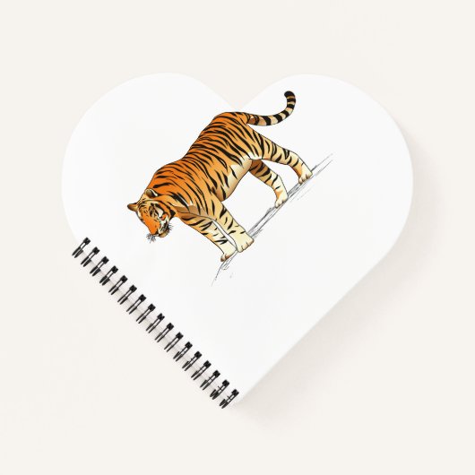 Adult Tiger Notizblock (Vorderseite)