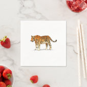 Adult Tiger Serviette (Beispiel)