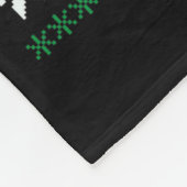 Adult Ugly Christmas Sweater Tee. Happy Elfin' Hol Fleecedecke (Ecke)