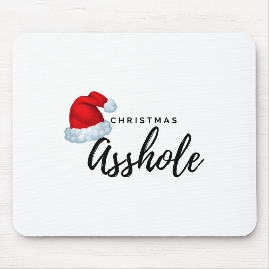 Adult Weihnachtsloch Mousepad (Vorne)