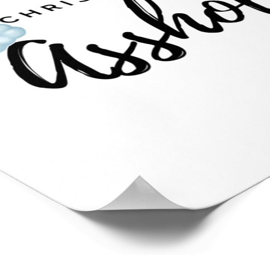 Adult Weihnachtsloch Poster (Ecke)