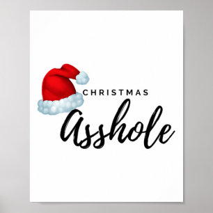 Adult Weihnachtsloch Poster
