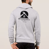 Adult Zip Up Business logo front and back-ABP Hoodie (Rückseite)