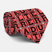 Adulterer, Scarlet Letter Krawatte (Gerollt)