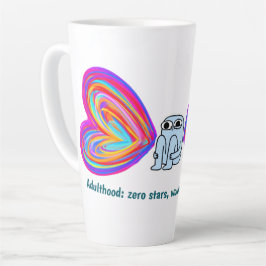 Adulthood: zero stars (Latte Mugs) Milchtasse