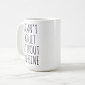 Adulting humor coffee cup gift for office friends kaffeetasse (Vorderseite Links)