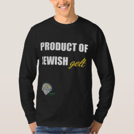 Adults' Long-Sleeve Hanukkah Shirt - "Jewish gelt"