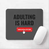 Aduting ist schwer Abbestellbare Izable-Zitat Mousepad (Mit Mouse)